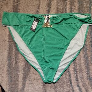 PrettyLittleThing Emerald Green Bikini Bottom